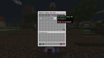 Lobby switcher menu
