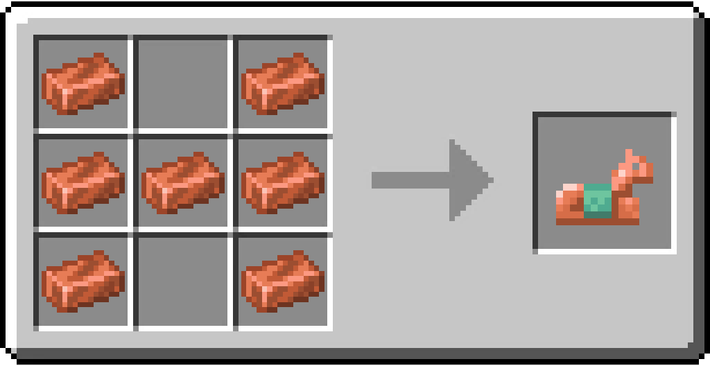 Copper Horse Armor Recipe
