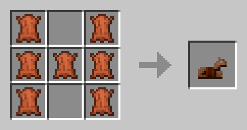 Leather Horse Armor Recipe (Already in Vanilla Minecraft)