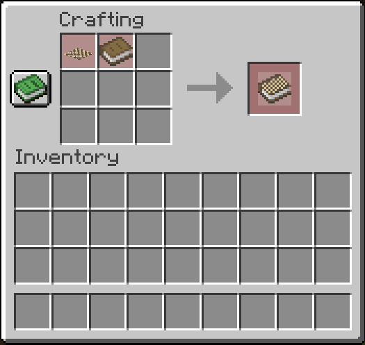 Chess tutorial craft recipe