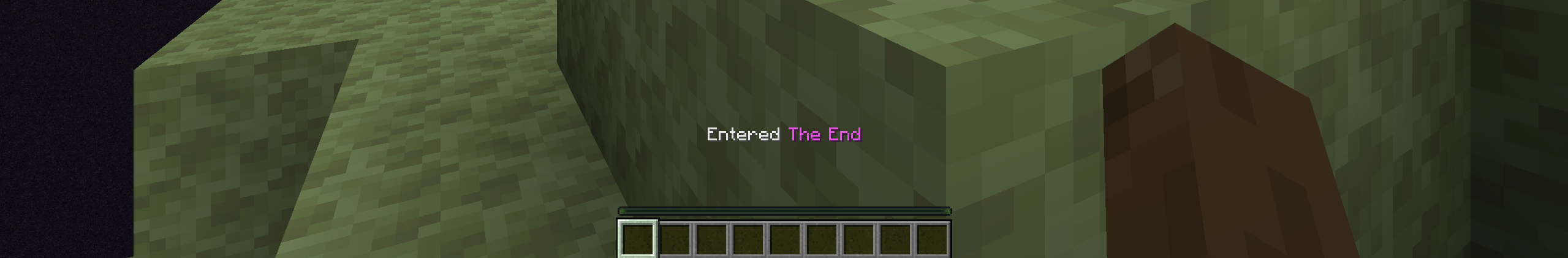 Action bar alert in The End