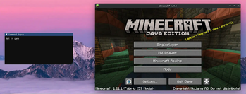 On main menu