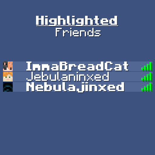 Highlighted Friends
