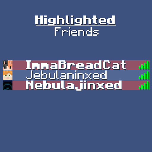 Highlighted Friends