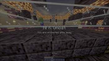 AFK Ghost protection in action