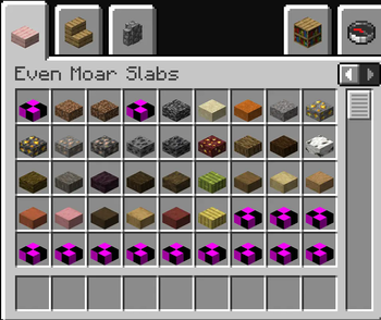 Inventory picture of the slabs