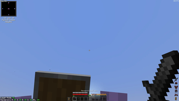 Small fire on screen and sized items.