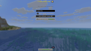 Inputs preview