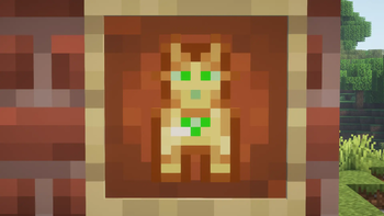 Cat of Undying Item frame