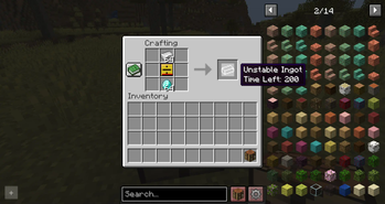 Crafting recipe