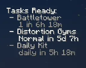 Task Cooldown HUD