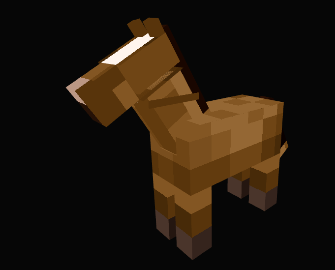 creamy horse