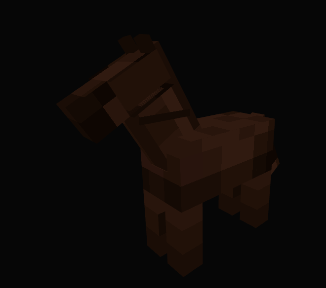 dark brown horse