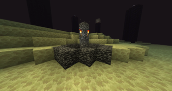 End exit portal with Vanilla Bedrock