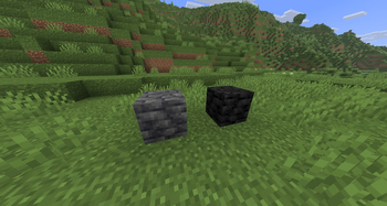 Above ground with Bedrock Deepslatified