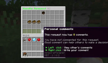 Comments GUI