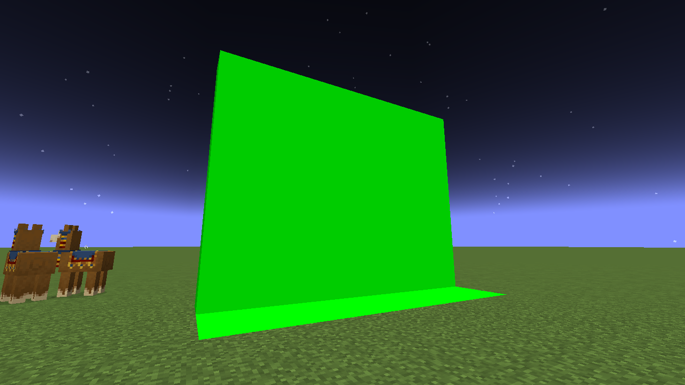 How green screen wool looks like