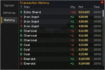 Transaction History