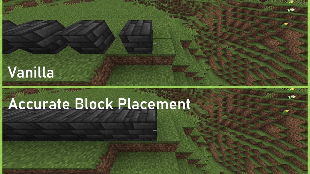 Accurate Block Placement Reborn - Minecraft Mod