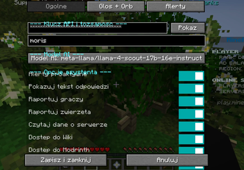 Settings (polish language)