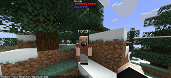 Chat message Demonstration