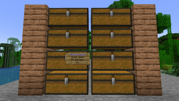 Multiple target chests with a single sign