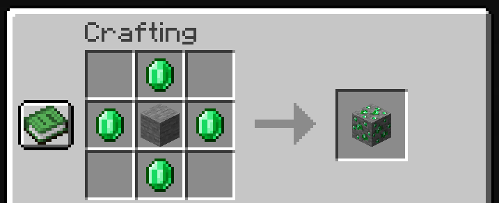 Emerald Ore Stone Crafting