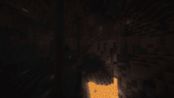 The new "Pink Salt Caves" biome.