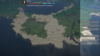 Server select screen