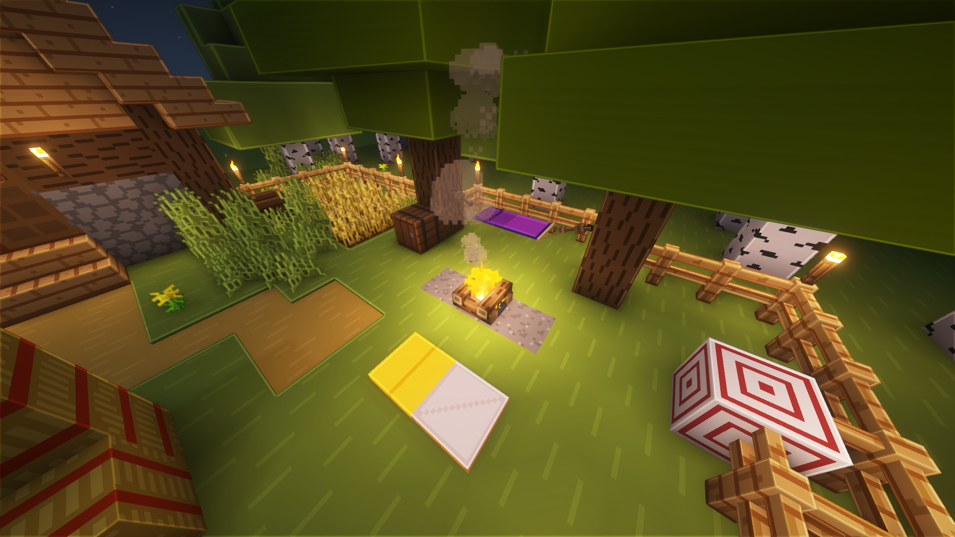 Comfortable bare bones x comforts minecraft resource pack