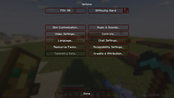 Options Page
