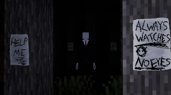 Slenderman in the forest