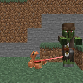 FROG EAT ZOMBIE VILLAGER