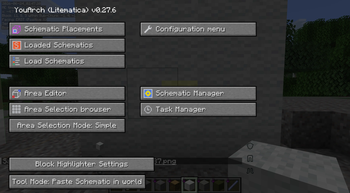 Litematica Menu Integration