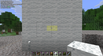 faint ghost overlay / Through-Wall View
