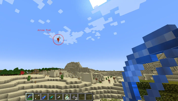 Red arrow tracker