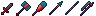 Fireruby Weapon Sprites