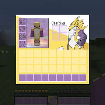 Inventory Icons and Background themed around Renamon