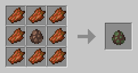Zombie Villager Crafting Recipe