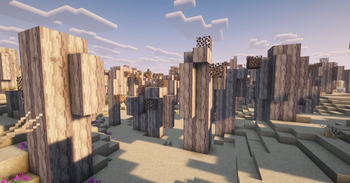 Dead dark oak forest (new dead log texture)