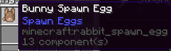 "Bunny Spawn Egg" - English (US)