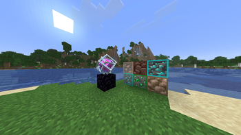Better end crystals and outline for ores