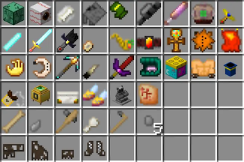 Every single addition of the mod.