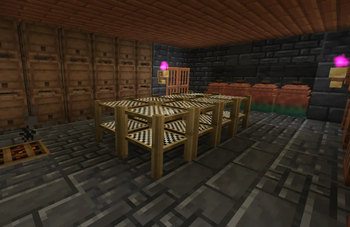 Fermenting and food processing cellar