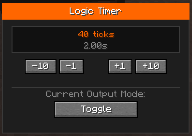 Logic Timer GUI