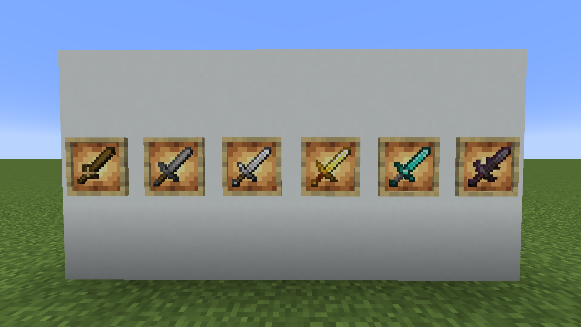 Item Progression - Minecraft Resource Pack