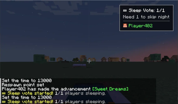 Sleep Vote UI