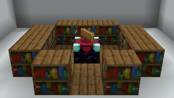 Example of enchanting setup