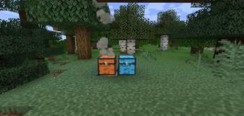 A steamed frost chest vs. normal