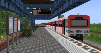 VTA DMU at station